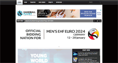 Desktop Screenshot of handball-planet.com