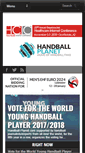 Mobile Screenshot of handball-planet.com