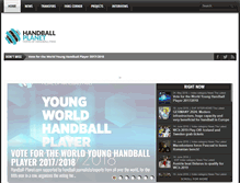 Tablet Screenshot of handball-planet.com